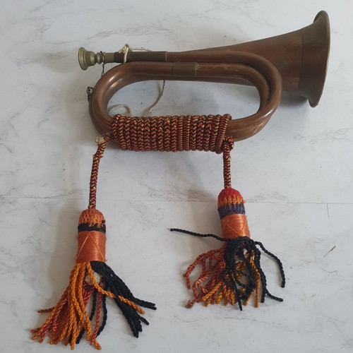 Vtg repro military - bugle, brass