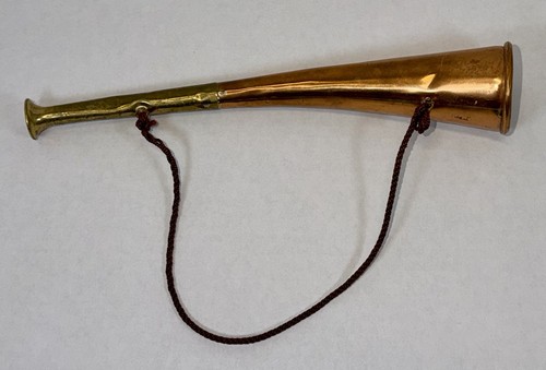 Vintage hunting horn brass - hunting, and