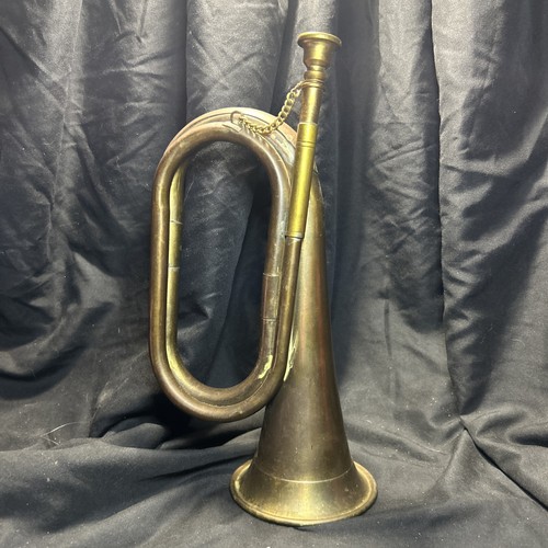 Brass copper bugle - brass, &