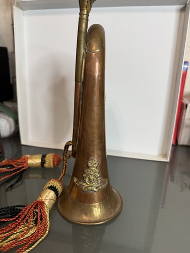 British military bugle - military,